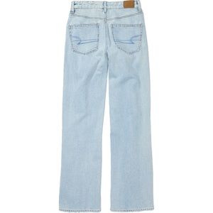 Light wash American Eagle wide leg jeans
